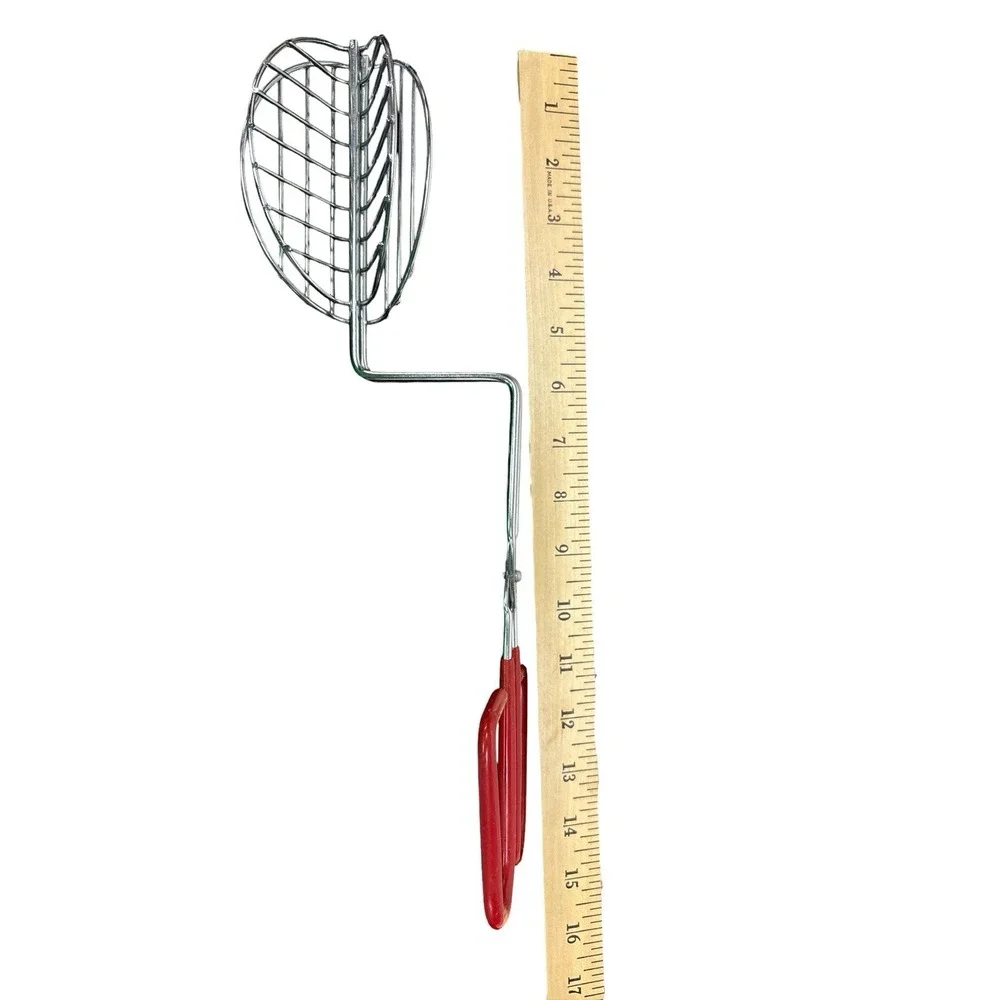 Taco Shell Maker Press Tortilla Fryer Tongs Kitchen Plated Steel 13